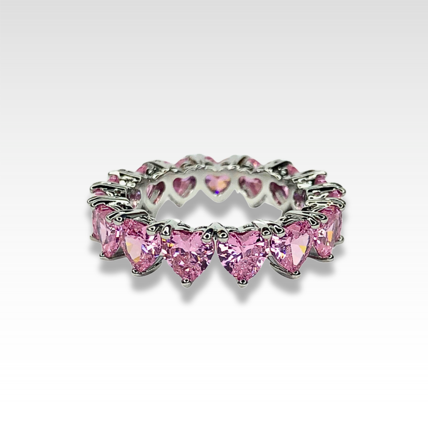 Grand Heart Band~Blush Ice