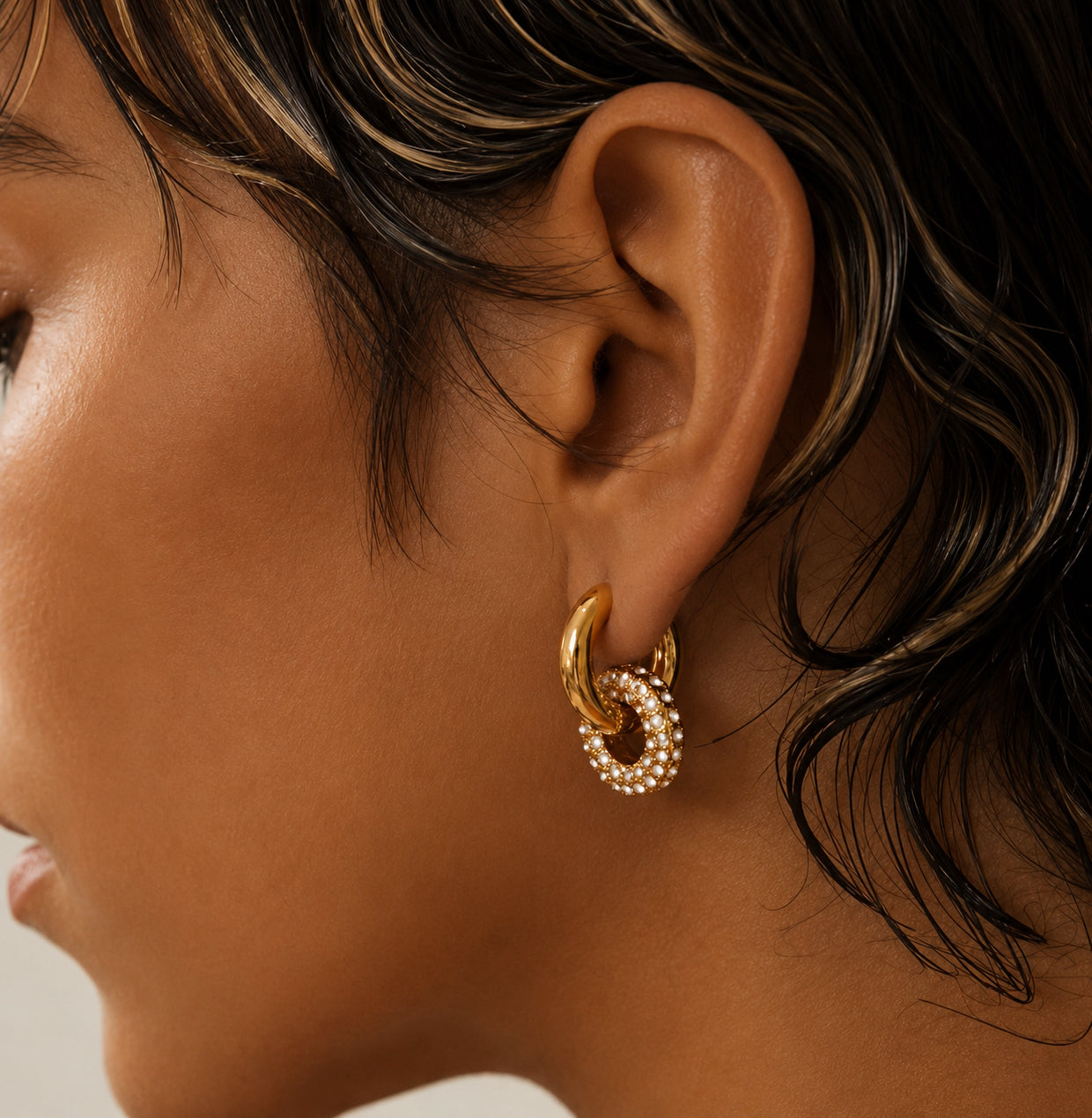 Golden Halos Earrings