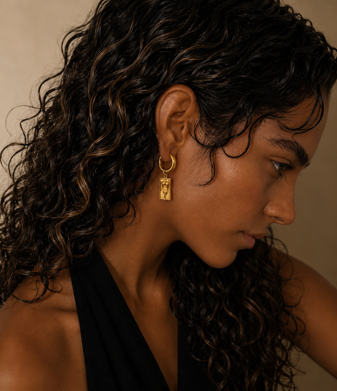 The Golden Silhouette Earrings
