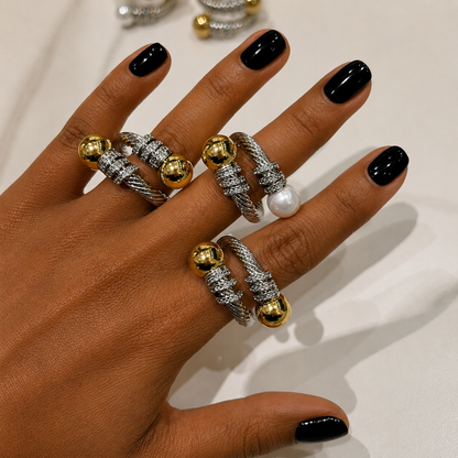 The Twisted Pearl Ring