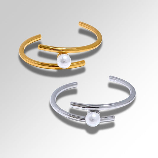 Lustrous Pearl Cuff