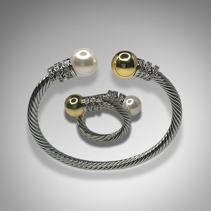 The Twisted Pearl Ring