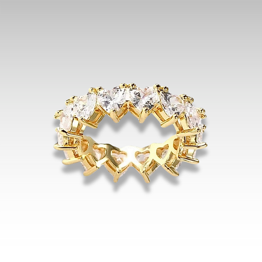 Golden Mini Halo Heart Band