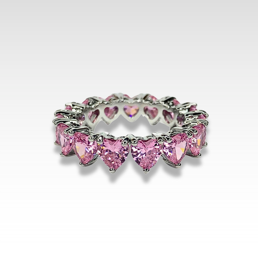 Grand Heart Band~Blush Ice