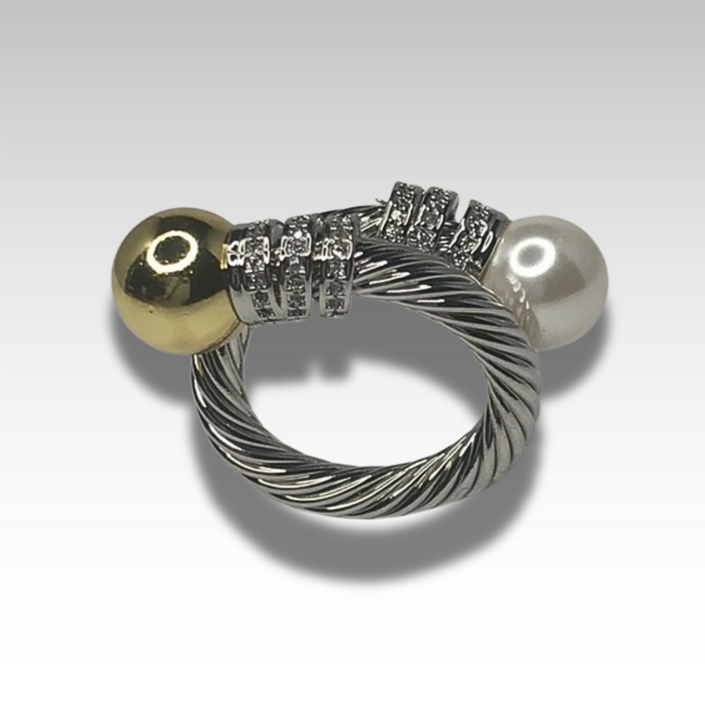 The Twisted Pearl Ring