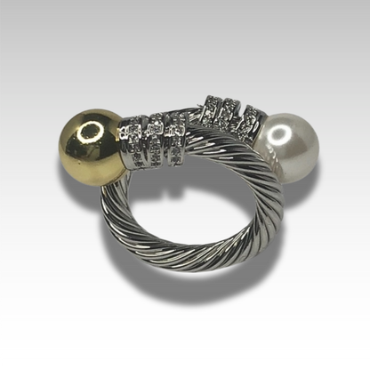 The Twisted Pearl Ring