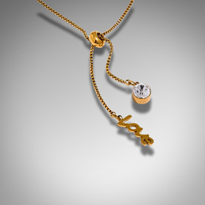 Love Glow Lariat Necklace