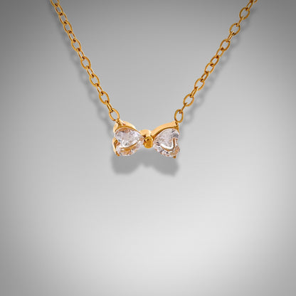 Twinkle Bow Necklace