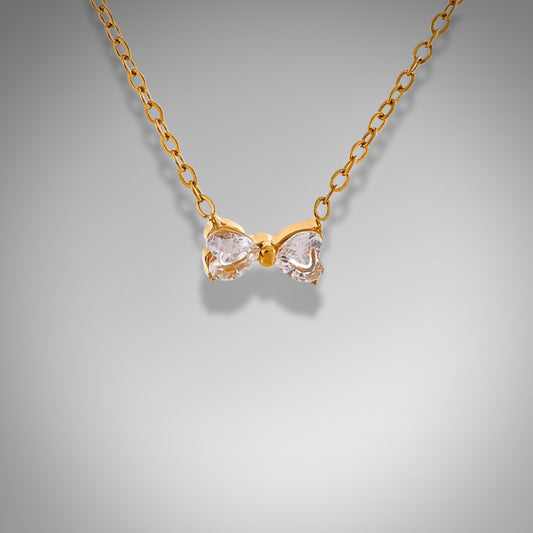 Twinkle Bow Necklace