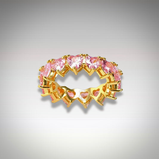 Golden Mini Halo Heart Band