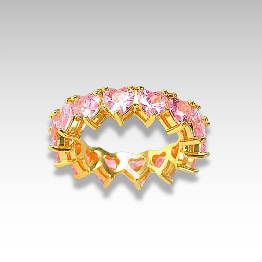 Blush Bloom Mini Heart Band