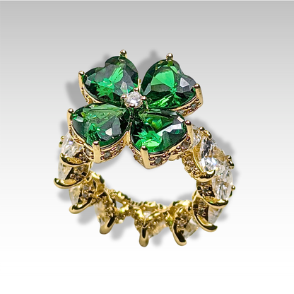 Signature Icy Clover Rings