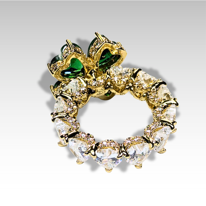 Signature Icy Clover Rings