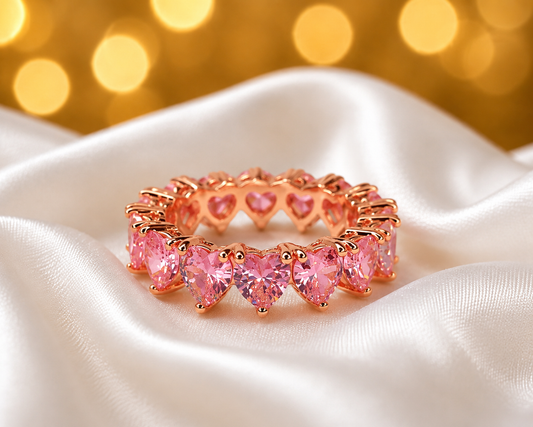 Grand Heart Band~Peach Blush