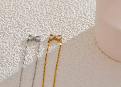 Twinkle Bow Necklace