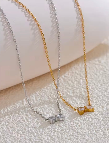 Twinkle Bow Necklace
