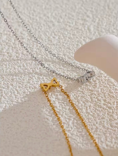 Twinkle Bow Necklace