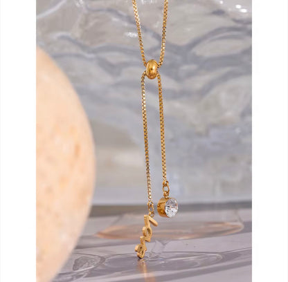 Love Glow Lariat Necklace