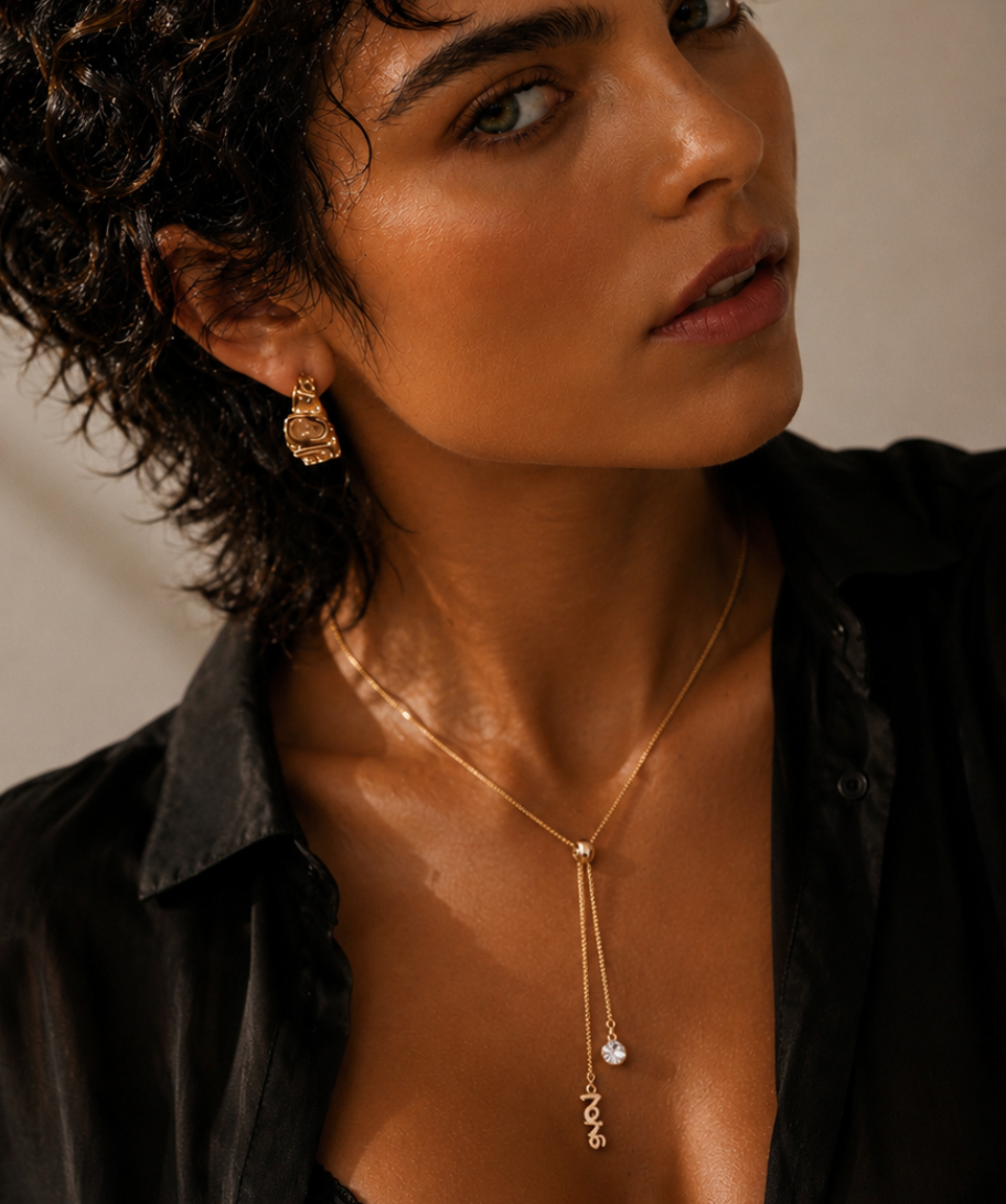 Love Glow Lariat Necklace
